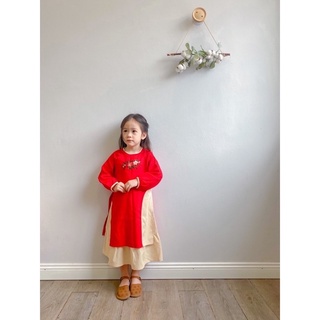 SET ÁO DÀI TẾT CHO BÉ ( KÈM QUẦN)