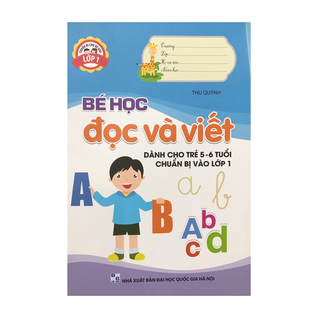 Sách - Bé học đọc và viết lớp 1 ( bán kèm 1 bút chì )