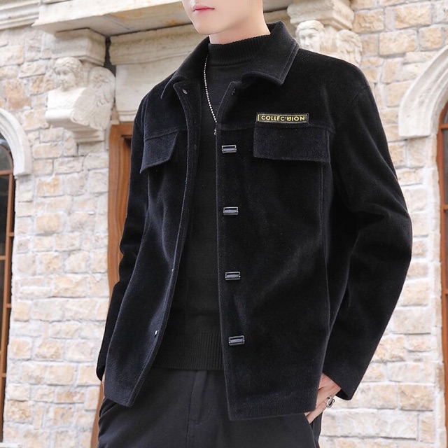 [ FREE SHIP ĐƠN 99K ]_Áo dạ nam phủ lông Hàn Quốc ( nhiều màu ) | BigBuy360 - bigbuy360.vn