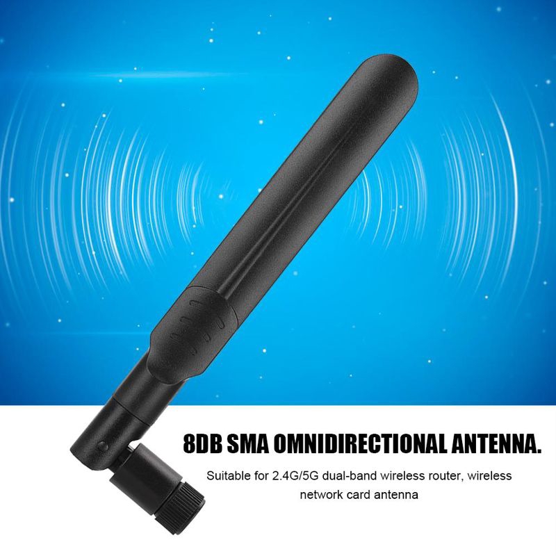 [Wholesale Price] Ăng Ten Wifi Băng Tần Kép 2.4g / 5g 5.8g 8dbi Cho Cổng Sma | BigBuy360 - bigbuy360.vn