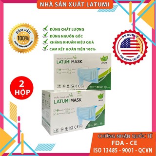 Khẩu Trang Y Tế 4 Lớp Kháng Khuẩn Cao Cấp Hộp 50, có LOGO, Tem Sản Xuất, Đạt Tiêu Chuẩn Y Tế, Chứng Nhận ISO13485