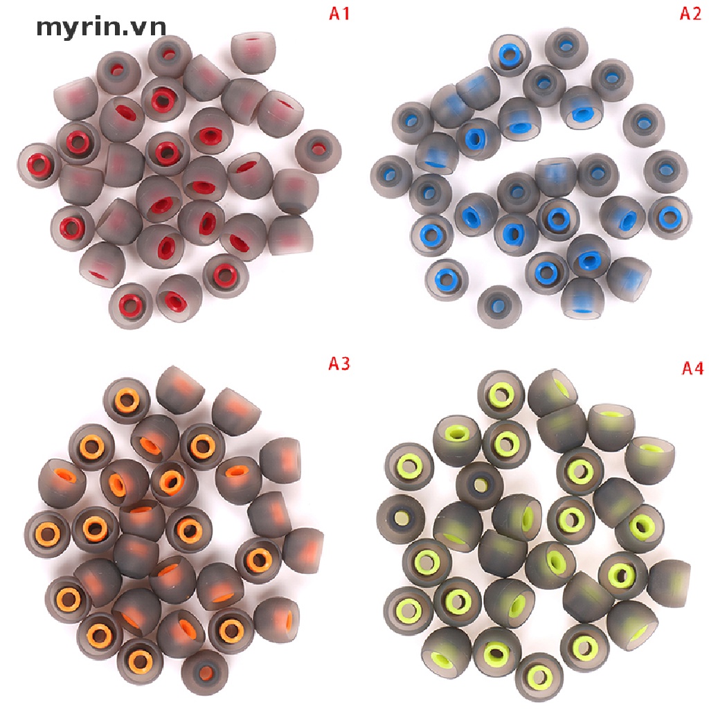Set 30 Nút Tai Nghe Thay Thế Bằng Silicon Chống Ồn