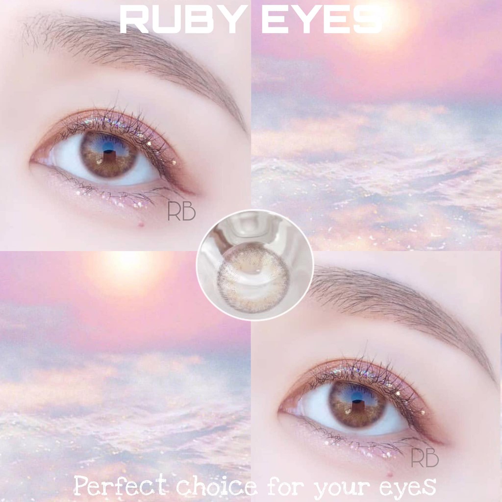 Tổng hợp 14 mẫu lens RUBY Eyes Nâu hot nhất