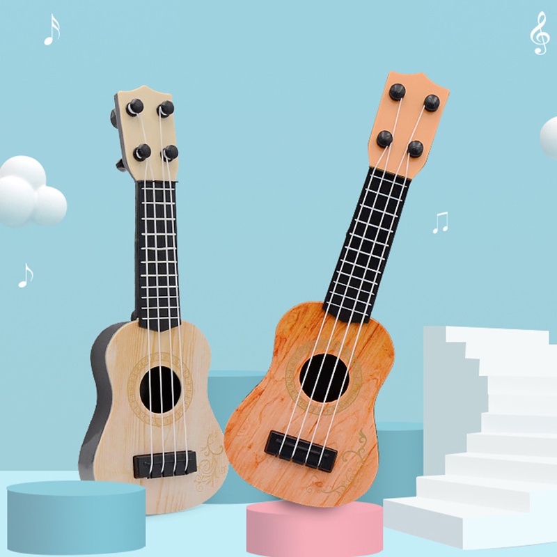 Đồ chơi mô hình đàn ghita ukulele mini bốn dây cho bé
