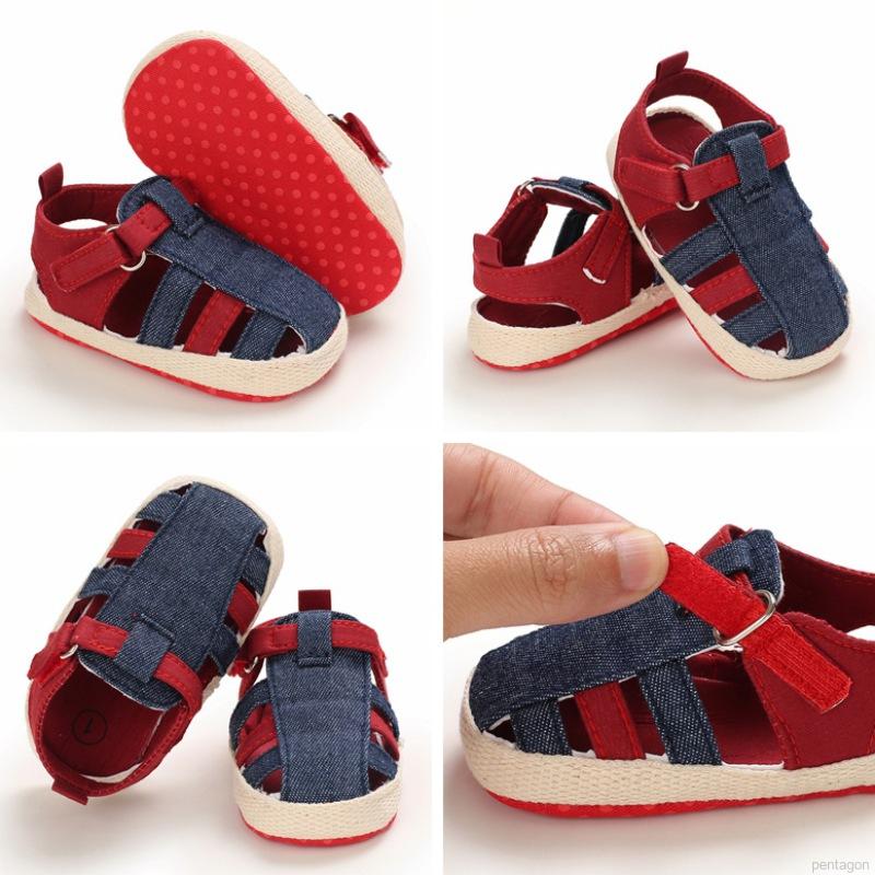 Xăng đan Vải Cotton Cho Bé Từ 0-1 Tuổi