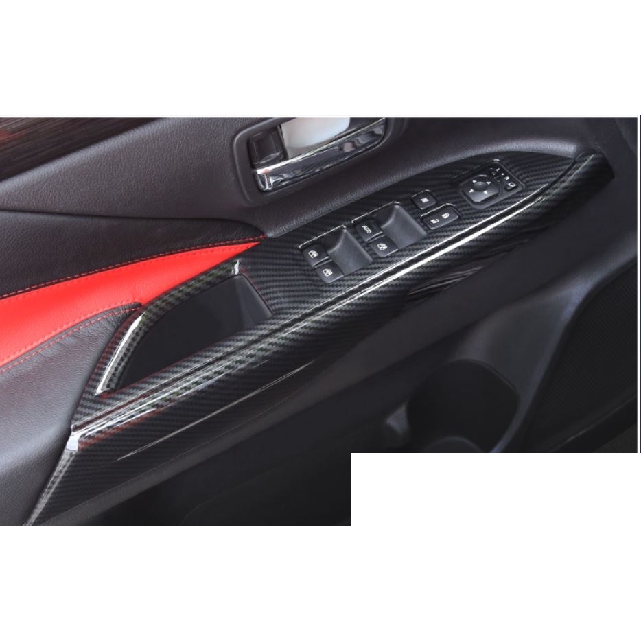 Bộ ốp công tắc bấm kính kính bốn cửa Mitsubishi Outlander 2016-2021