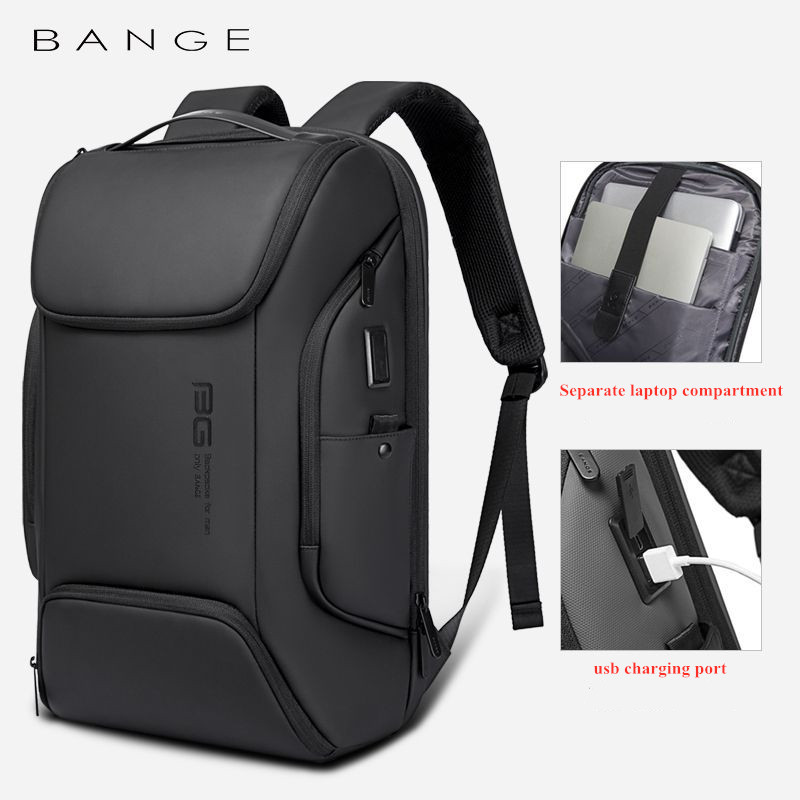 BANGE Ba Lô Đựng Laptop Đa Năng Sức Chứa Lớn Chống Thấm Nước