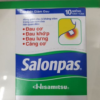 Cao dán Salonpas( 24 Bao x 10 miếng)
