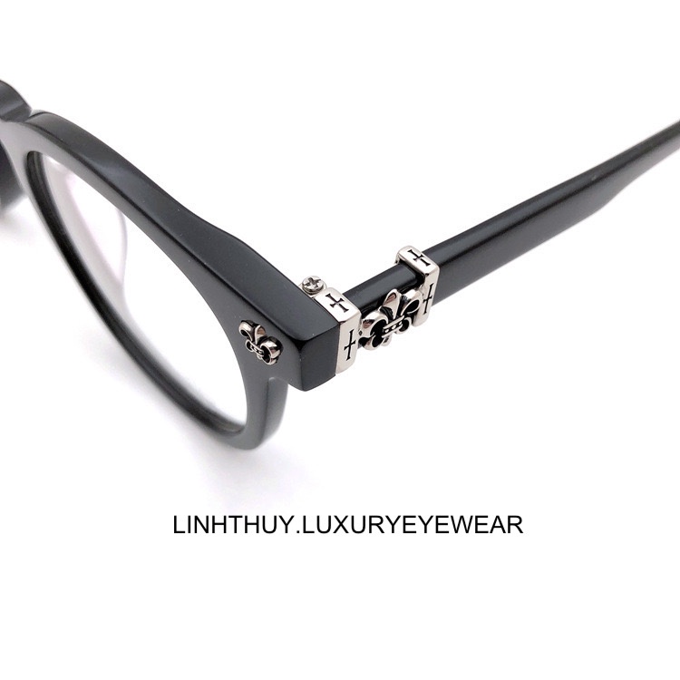 Gọng kính mắt chrome hearts oval CH8087 phiên bản 2022