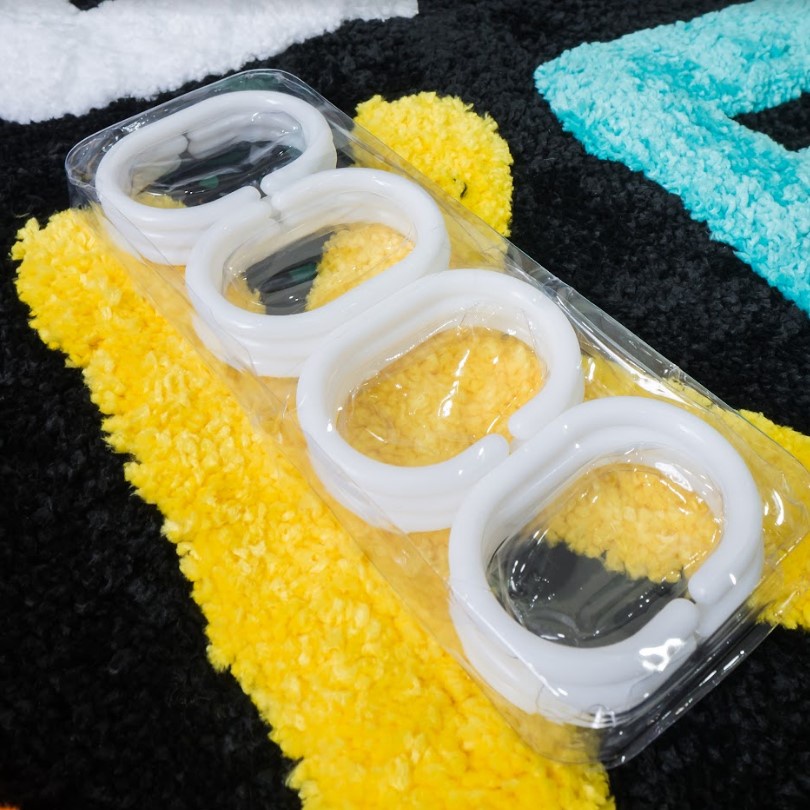 Set Rèm Phòng Tắm Kèm Thảm Lau Chân Siêu thấm Naked