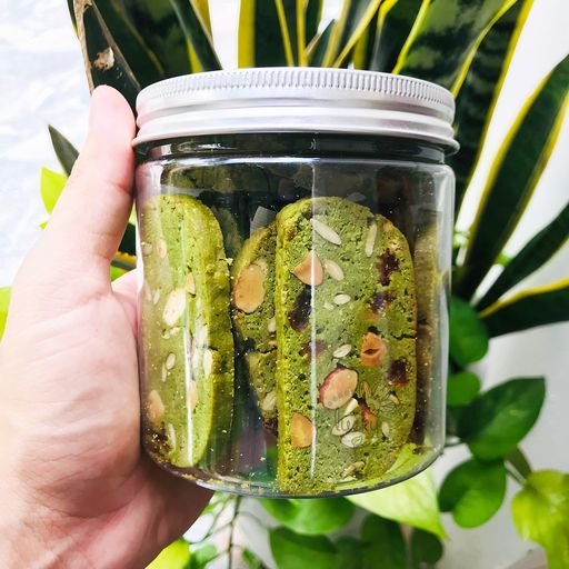 Bánh Biscotti Ăn Kiêng Nguyên Cám Không Đường Hỗ Trợ Giảm Cân Chuẩn Vị Ý (Vani - Chocolate - Matcha) 250g POLINUTS