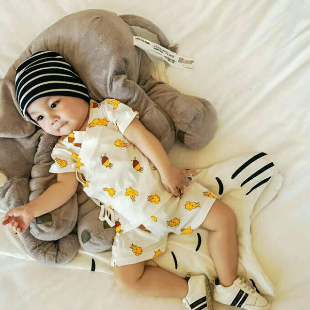 Bộ mặc nhà cho bé trai và bé gái Mialy Kids (6kg- 10kg)- Vải cotton mát mẻ, thoáng mát cho bé