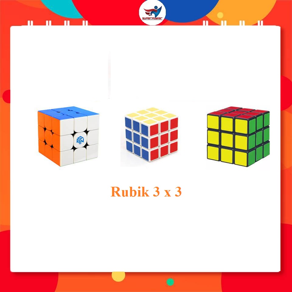 Rubik khối - Tổng hợp bộ rubik 2x2 3x3 4x4 5x5 Rubik biến thể, rubik mặt gương, rubik tam giác