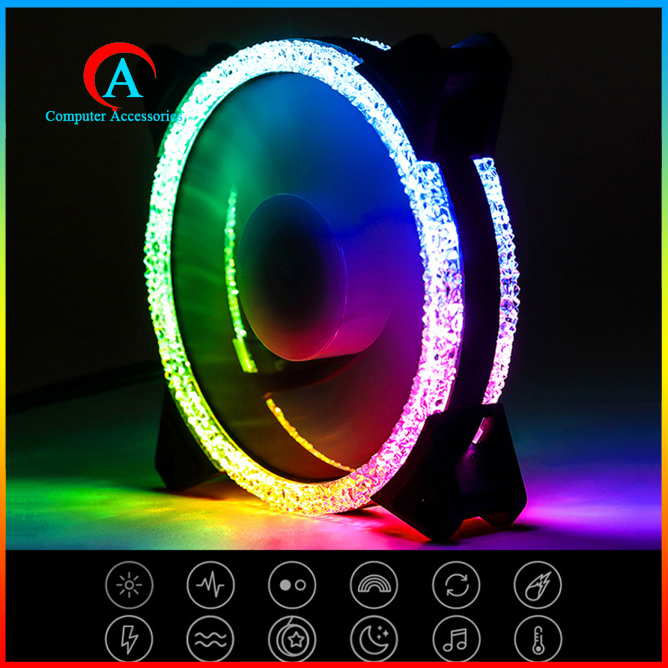 Quạt Tản Nhiệt Cho Máy Tính 5v Rgb