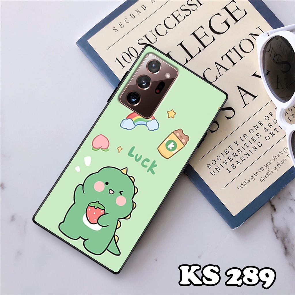 Ốp lưng Samsung Note 20 - Samsung Note 20 Plus - Samsung Note 20 Ultra - Ốp in hình khủng long DinoCute - Chất liệu TPU
