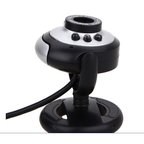 Webcam 720P HD siêu nét + xoay 360 độ kèm Micro đàm thoại dạy học trực tuyến | BigBuy360 - bigbuy360.vn