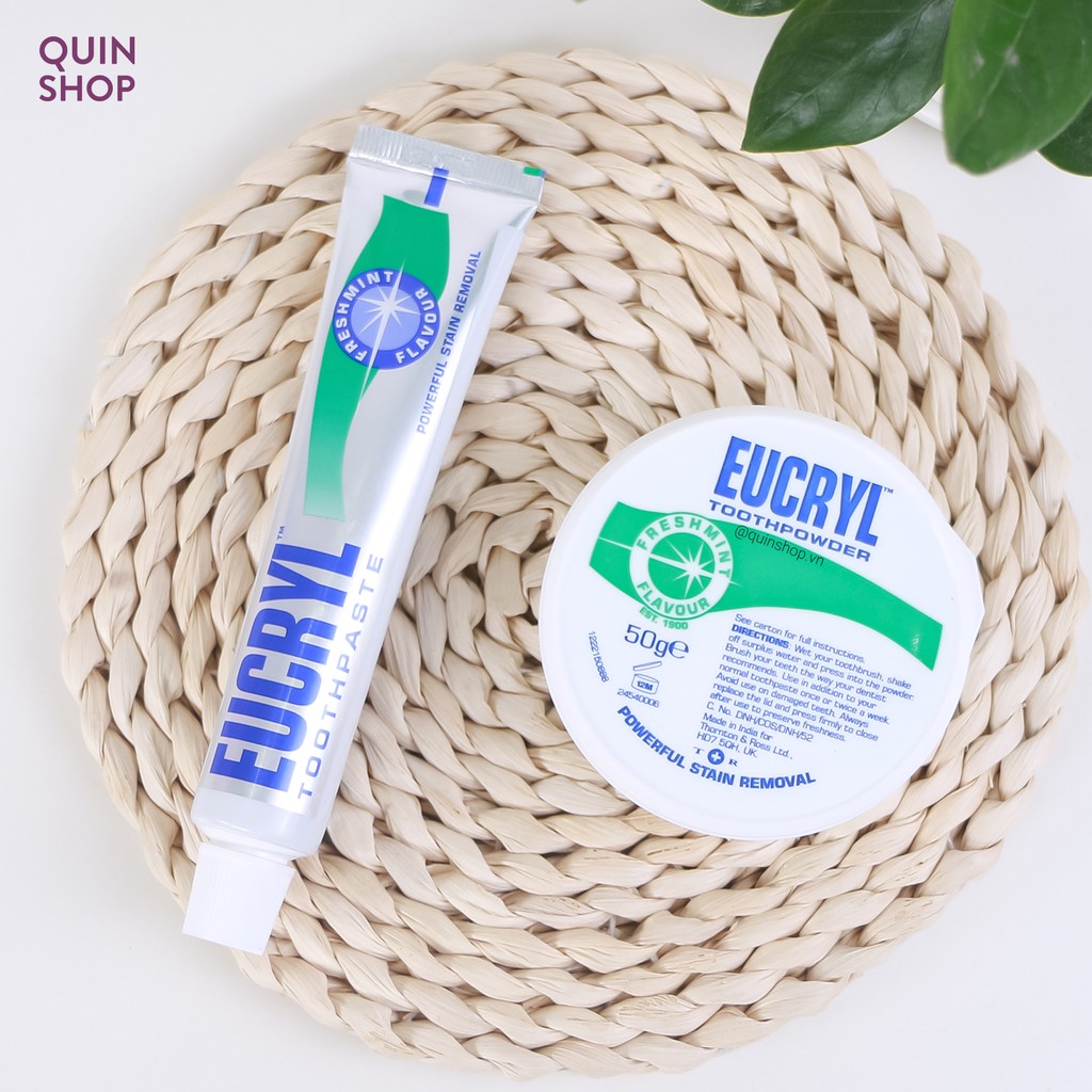 Kem Đánh Trắng Răng Eucryl Toothpaste