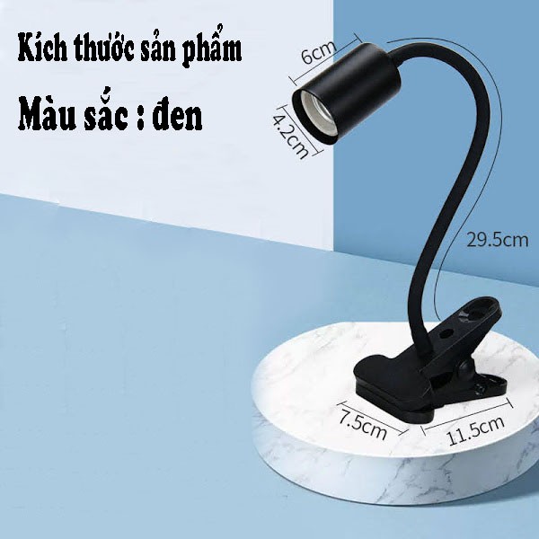 [hot sale]Kẹp đèn dài linh hoạt xoay 360 cao cấp