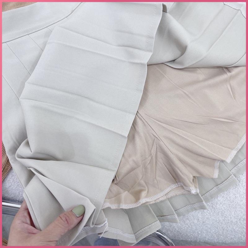 Set Áo Chân Váy CIBI Áo Len Tăm và chân váy xếp ly thời trang nữ đẹp xinh dưới 53kg | BigBuy360 - bigbuy360.vn