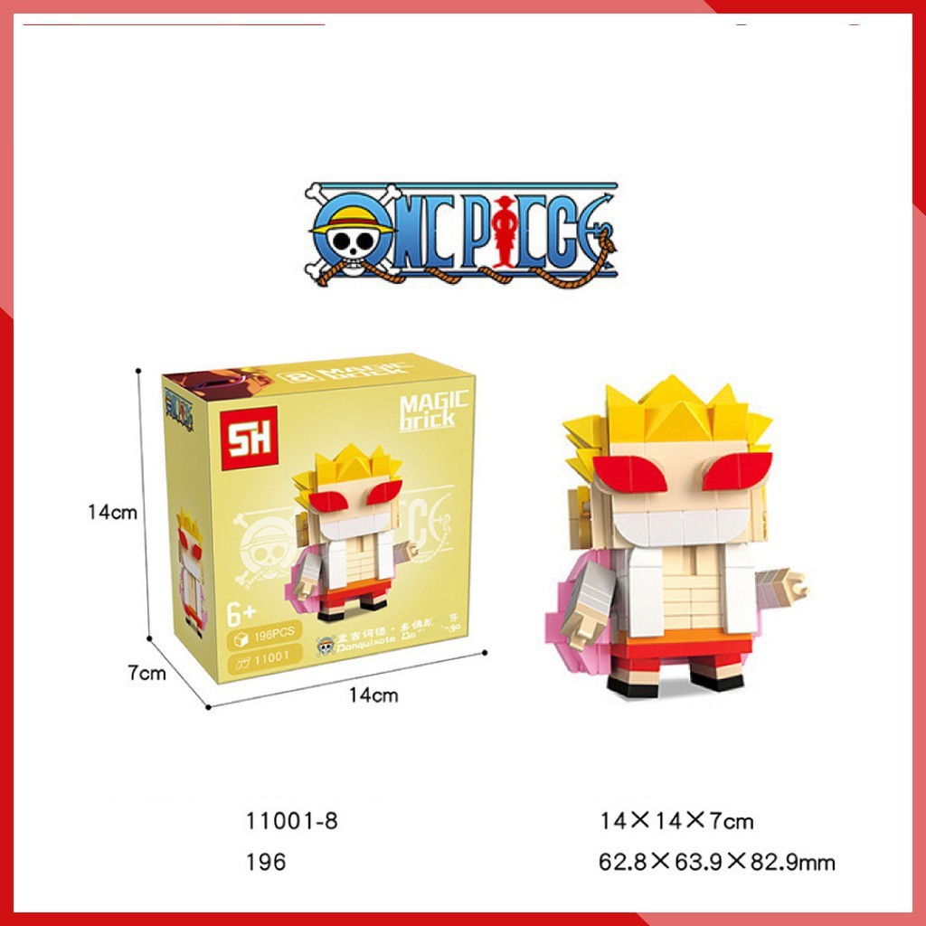 Brick Headz nhân vật trong One Piece Đảo hải tặc - Đồ chơi Lắp ghép Mini Minifigures Mô hình BrickHeadz Sanhe