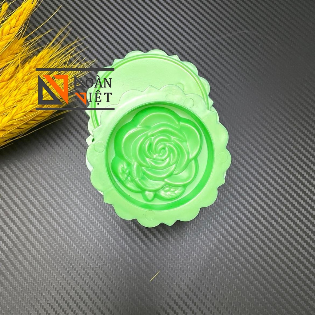 [COMBO] Khuôn NHẤN XÔI, tạo hình XÔI - CƠM sắc nét - Khuôn HOA HỒNG , SEN SẮC NÉT 3D - Nhiều size