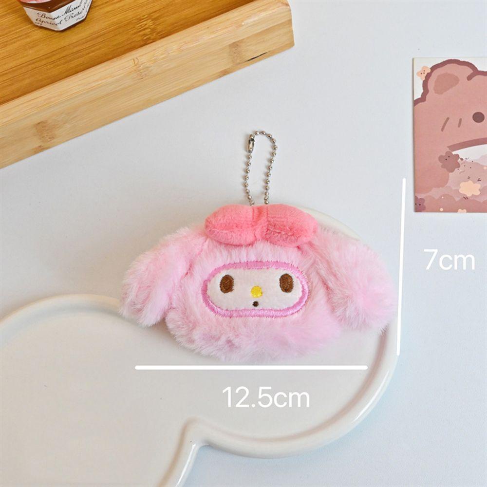 DARNELL Móc Khóa Thỏ Bông Hoạt Hình Đáng Yêu