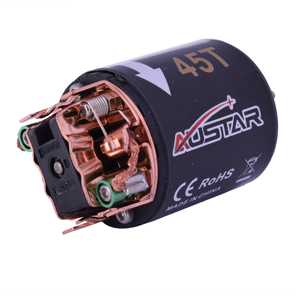 AUSTAR Brushed Motor RC Parts RS-540 27T 35T 45T 55T Brushed Motor for 1/10 Axial SCX10 D90 Crawler Drift RC Car 