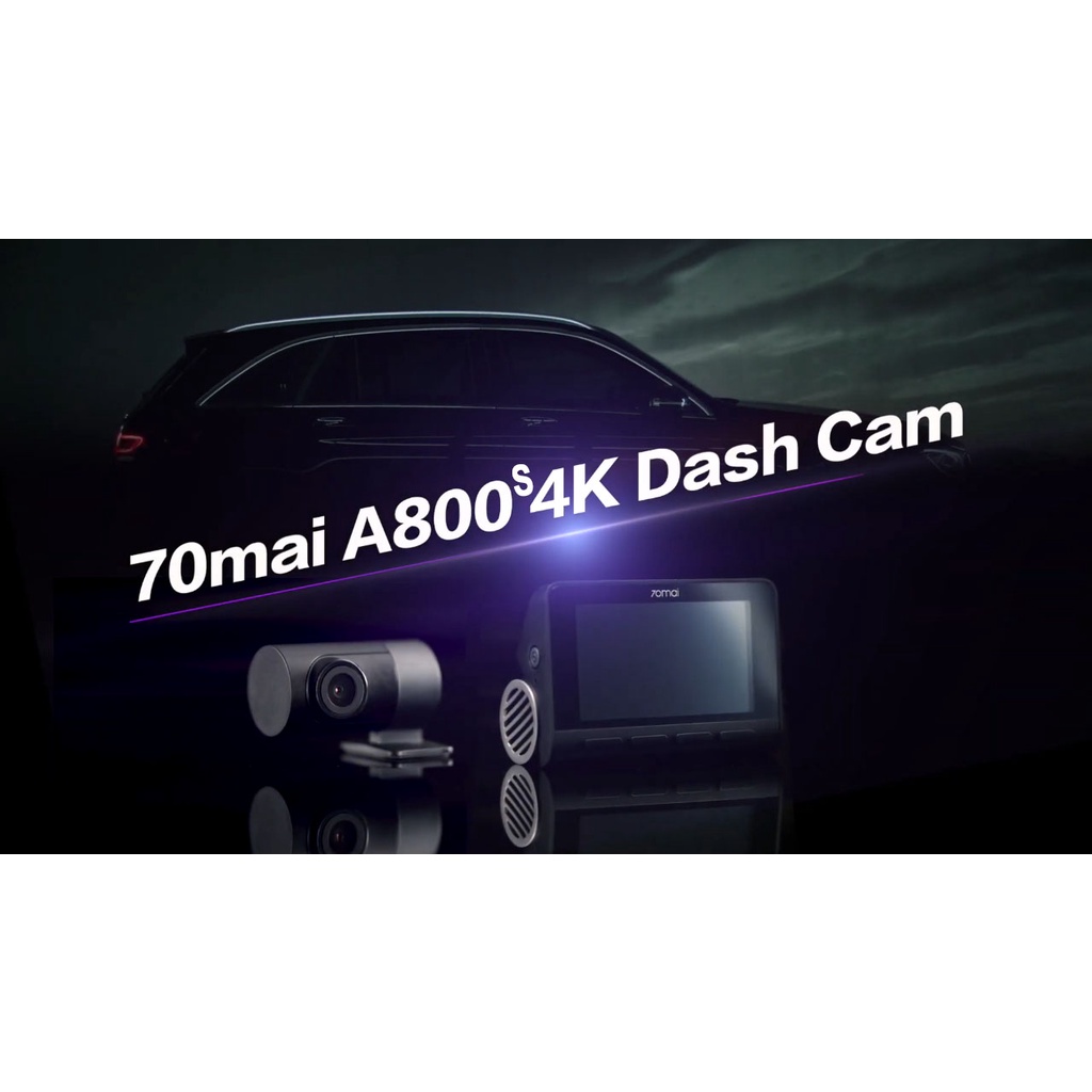 Bộ Camera hành trình trước và sau ô tô Xiaomi 70mai. Bản Quốc Tế cao cấp A800S, 4K | BigBuy360 - bigbuy360.vn