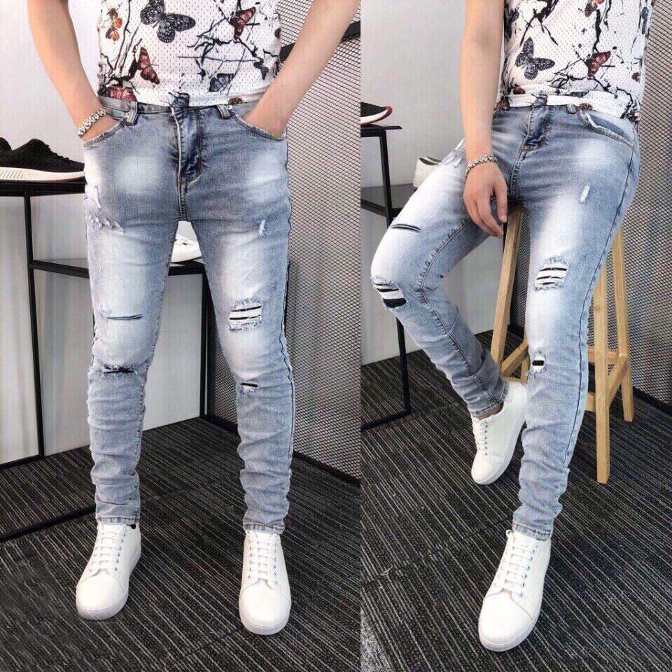 ⚡️ Quần Jeans Nam Thời Trang Phong Cách TLS5681 - Có Video Quay Thật