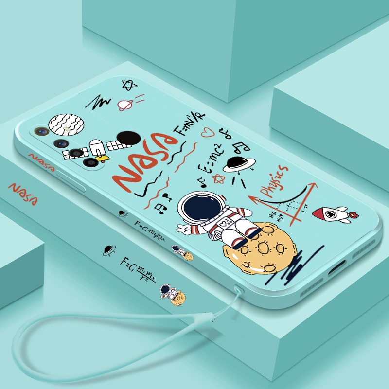Ốp Điện Thoại Tpu Hình NASA Cho Realme 9 Pro C35 Realme 7 7 Pro 7i C17 6 Pro C15 C2 X2 XT OPPO A1K