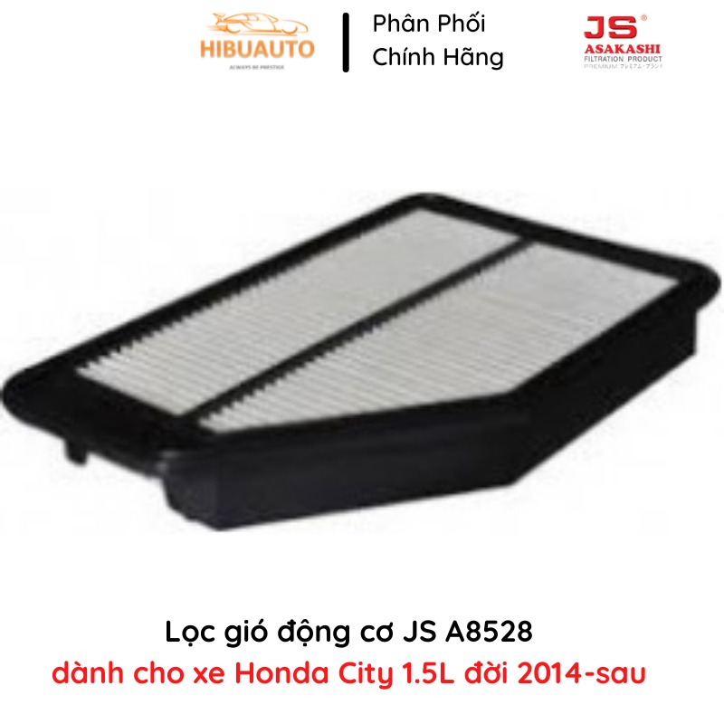 Lọc gió động cơ JS A8528 dành cho xe Honda City 1.5L đời 2014-sau... Xuất xứ Nhật
