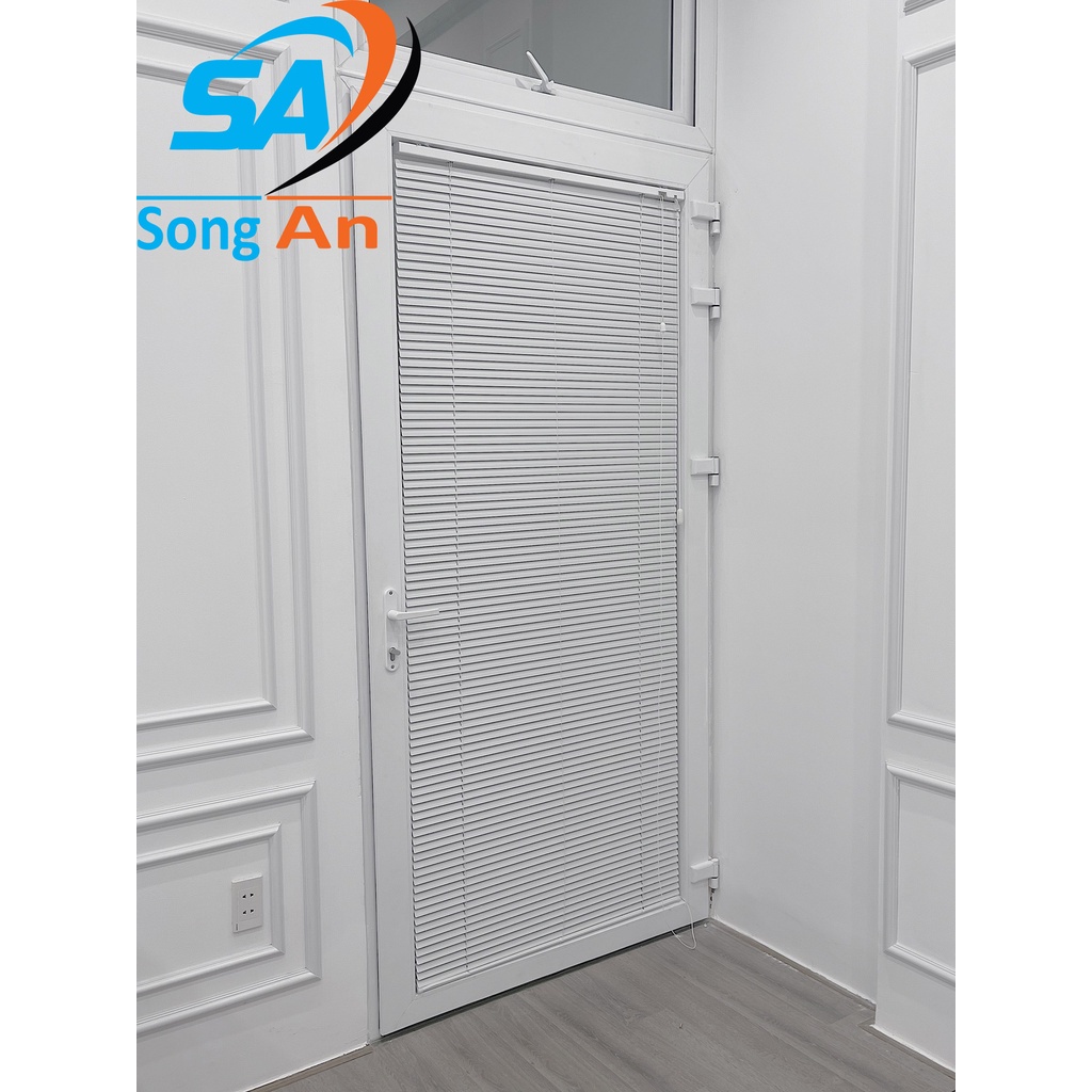 Rèm Sáo Nhôm ST01 - ST35 - ST 01 Màu Trắng Cắt Theo Kích Thước Yêu Cầu