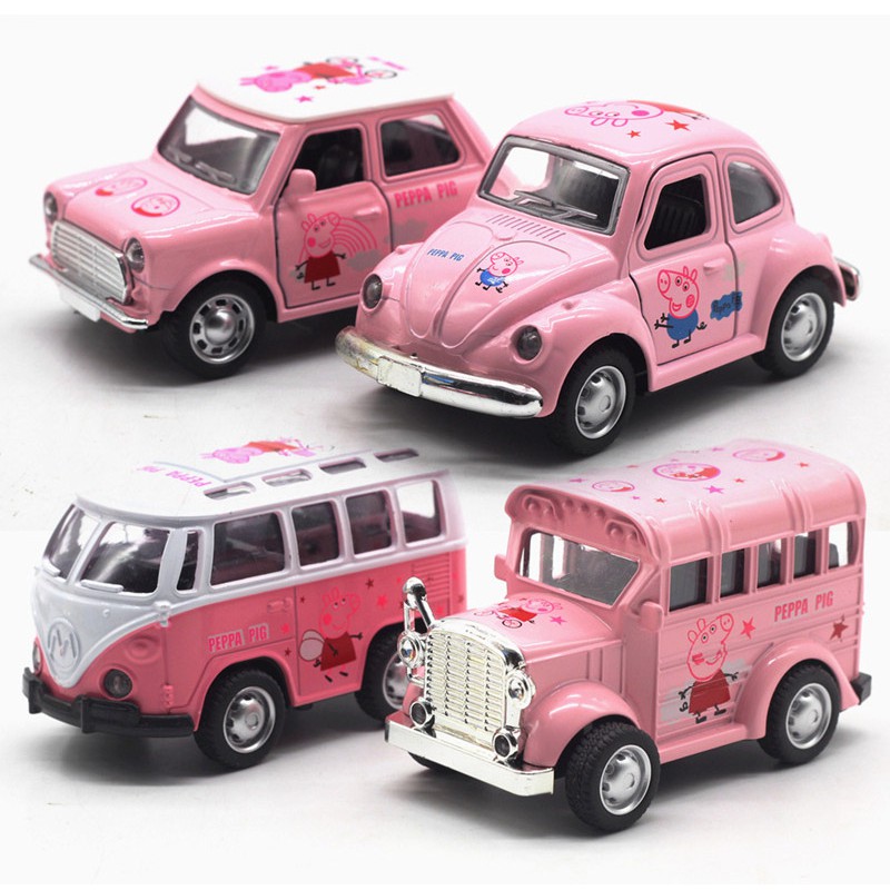 Mô hình xe buýt mini đồ chơi phim hoạt hình Hello Kitty