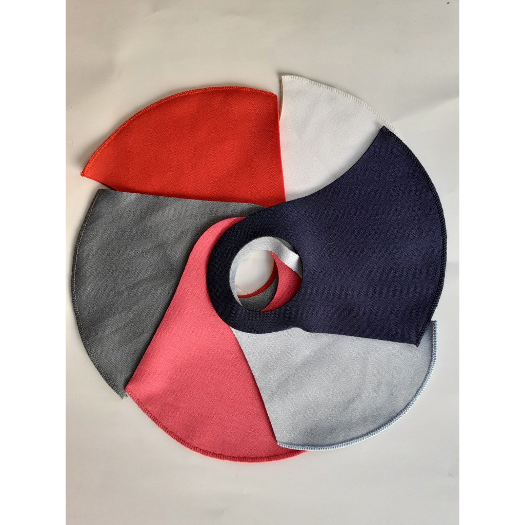 Khẩu trang vải Poly 2 da cao cấp