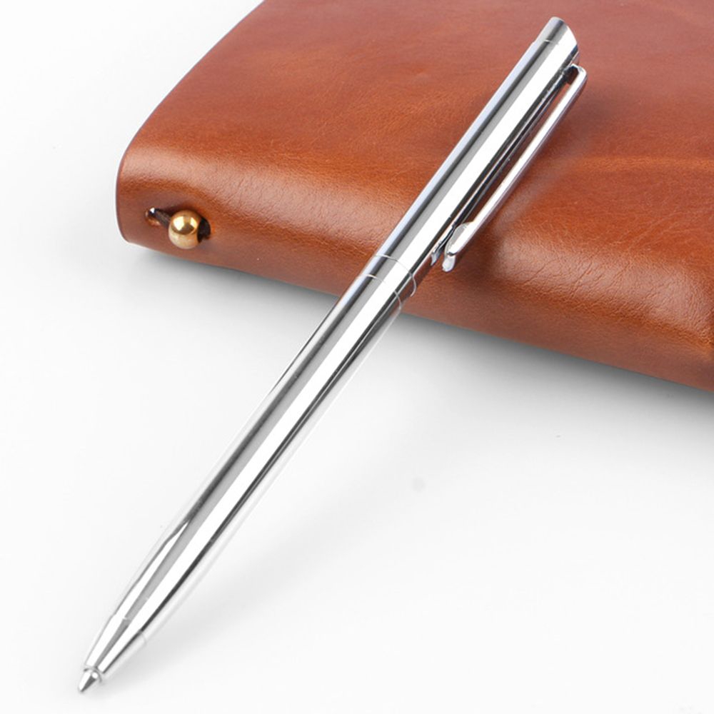 Bút bi bằng thép không gỉ kiểu dáng cổ điển sang trọng