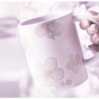 [STARBUCKS VN] - CỐC SỨ CHERRY BLOSSOM (SAKURA) HANDLE MUG 12oz