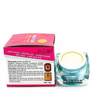 Kem Mụn - Xoá Thâm - Mờ Sẹo Bạch Sâm 12g k2