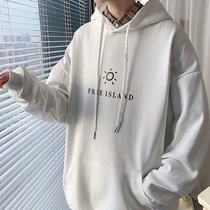 Áo hoodie tay dài phong cách thể thao Hàn Quốc cho nam  | BigBuy360 - bigbuy360.vn