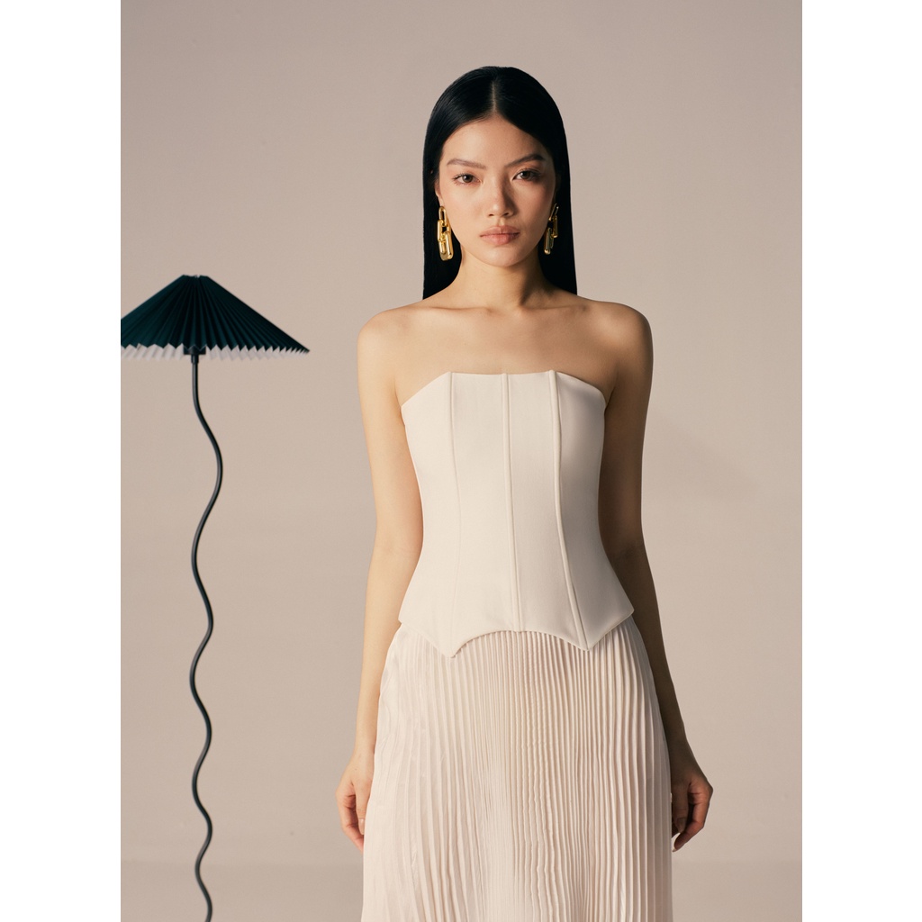 NUDIEYE - Áo corset rút dây Harlow