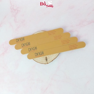 Dũa móng tay dingxi da bò dũa mỏng độ nhám 100/180