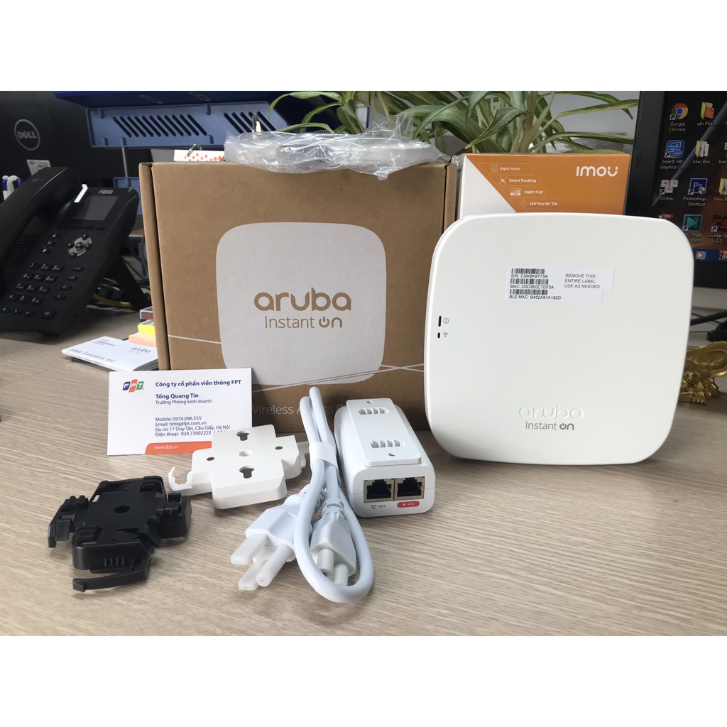 AP11 (R2W96A) - Thiết bị phát sóng không dây (Wifi) Aruba Instant On, Indoor | BigBuy360 - bigbuy360.vn