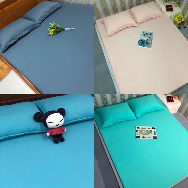 Ga gối thun màu siêu lạnh cao cấp( nhiều màu) | BigBuy360 - bigbuy360.vn