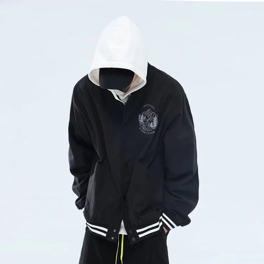 Áo Khoác Bóng Chày Tay Dài Thêu Họa Tiết Cổ Điển Thời Trang Cho Nam Và Nữ