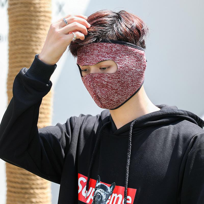 Khẩu trang Ninja dán gáy 2 lớp vải nỉ mềm mại thấm hút tốt chống nắng chống bụi chạy xe ôm khít vừa khuôn mặt nam nữ hè | BigBuy360 - bigbuy360.vn