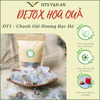 Detox dt1 chanh oải hương bạc hà giải nhiệt mùa hè thanh lọc cơ thể
