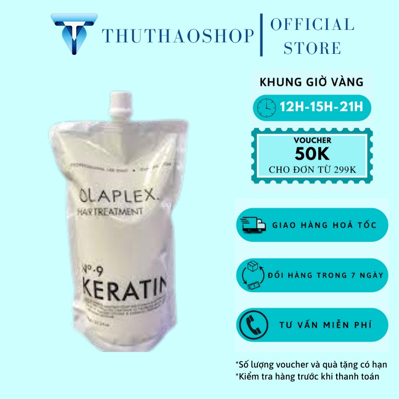 Hấp Phục Hồi Tóc Hư Tổn Nặng Keratin OLAPLEX NO.9 siêu mềm mượt phục hồi tóc khô xơ hư tổn