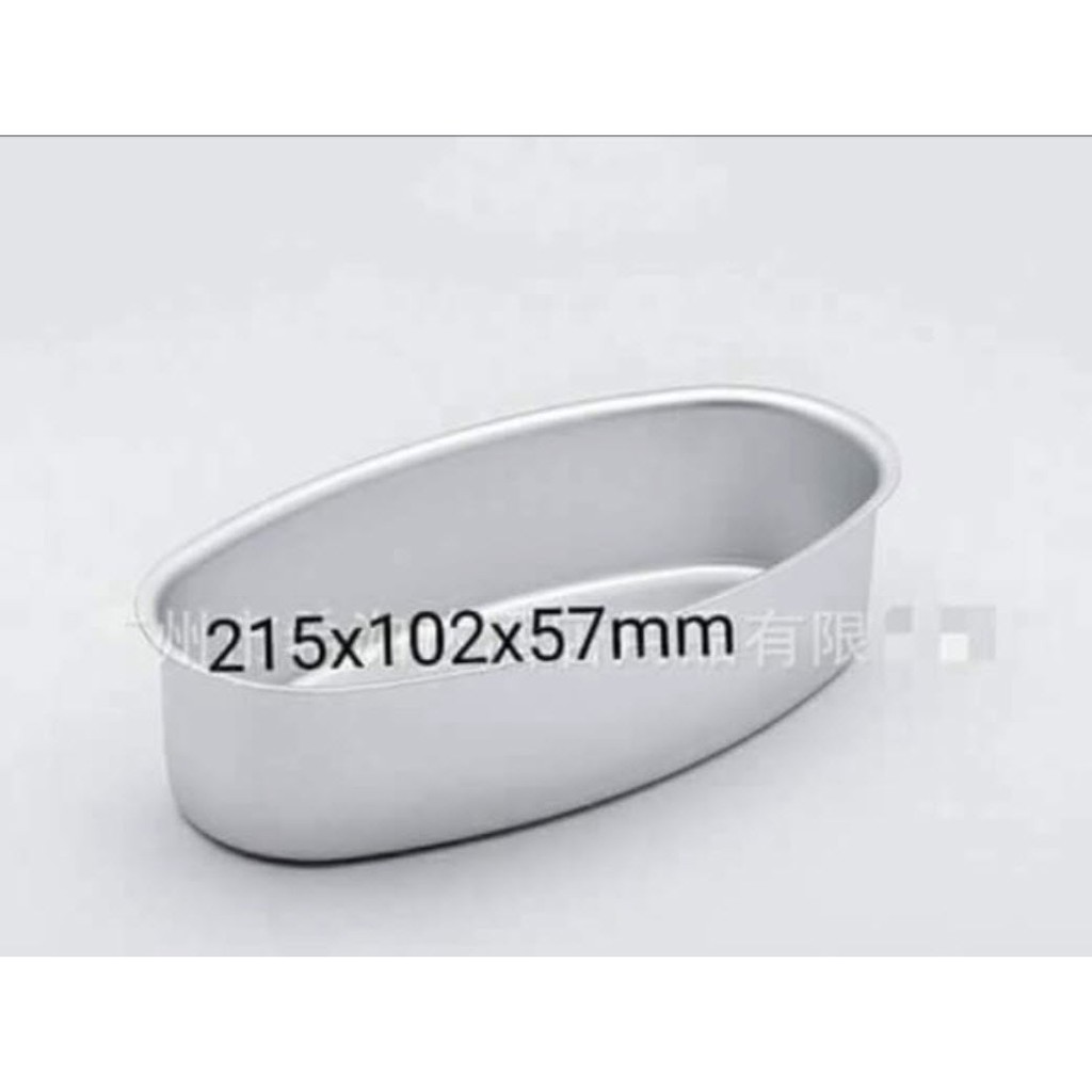 Khuôn hình ovan trắng 21.5 cm