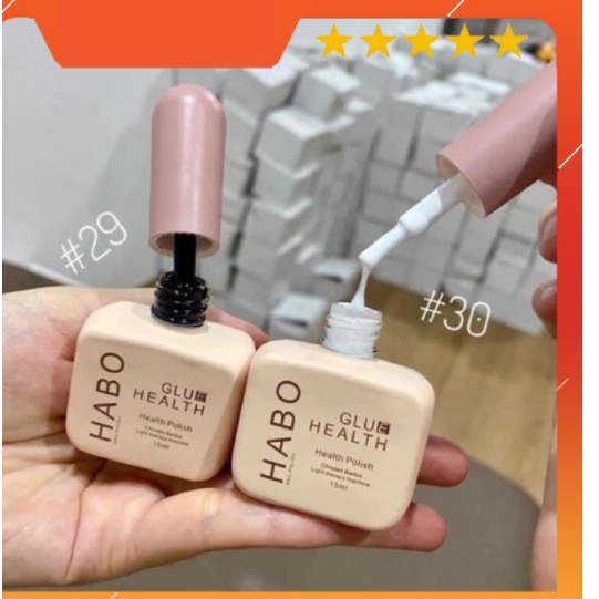 sơn gel habo đen, trắng, trắng sữa