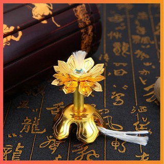 Đèn Hoa Sen - Đèn Dầu Bảo Liên Đăng ( mã T ) dùng thờ cúng tạo không gian trang trọng ấm cúng [Tâm Linh - Kính Phật]