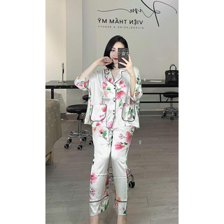 [MUA 2 GIẢM 30%] Đồ Bộ Lụa Mới - Latin - Tay Cánh Dơi Quần Dài (P.3)